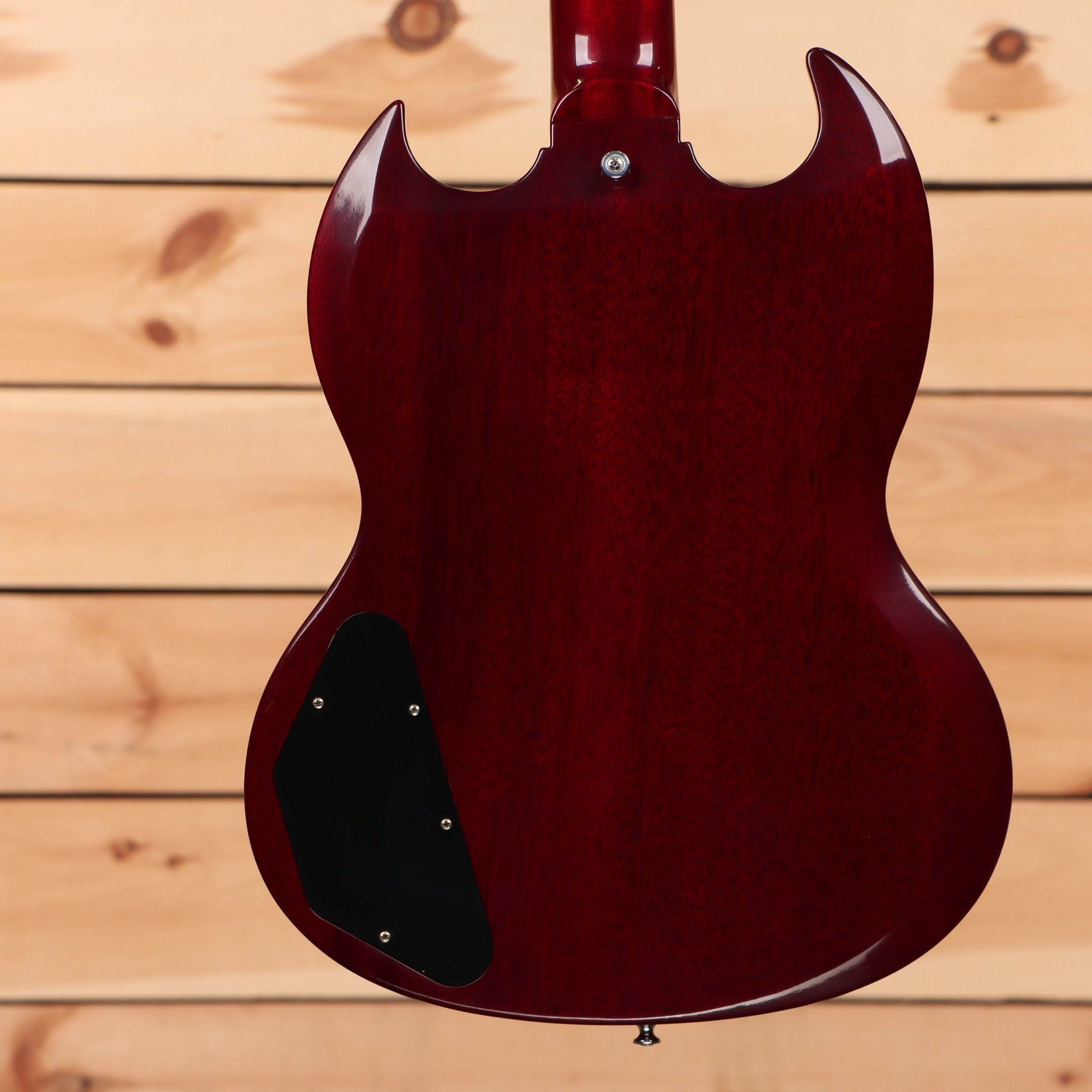 Gibson 1963 SG Special Reissue electric guitar cherry red with dual humbuckers and mahogany body