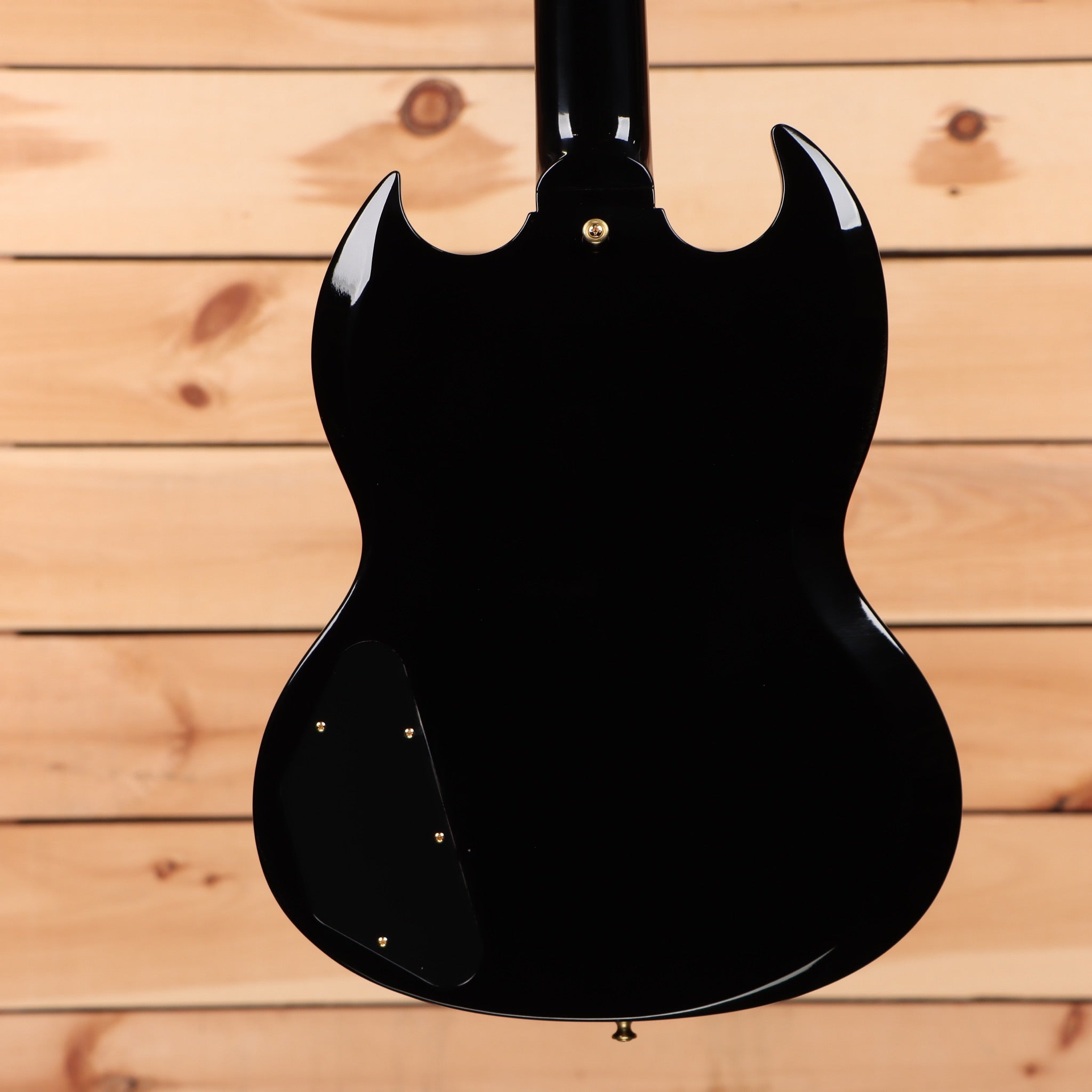 Gibson SG Custom 2-Pickup Ebony electric guitar with dual humbuckers and maple neck