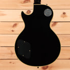 Gibson Peter Frampton Phenix Inspired Les Paul Custom VOS Ebony electric guitar with gold binding