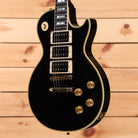 Gibson Peter Frampton Phenix-Inspired Les Paul Custom VOS electric guitar Ebony with gold hardware and three humbuckers
