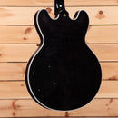Gibson B.B. King Lucille Legacy semi-hollow electric guitar Transparent Ebony with f-hole design