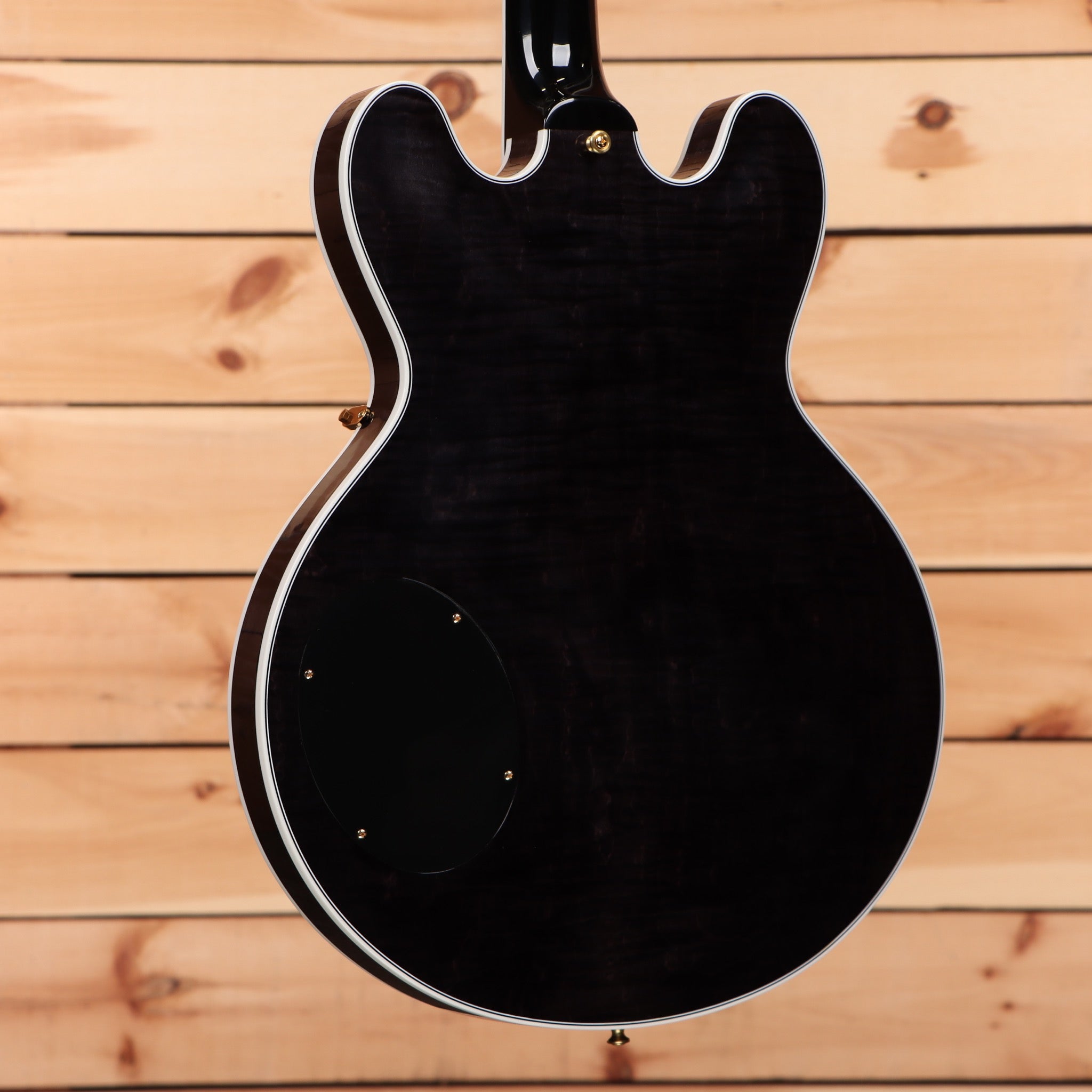 Gibson B.B. King Lucille Legacy semi-hollow electric guitar Transparent Ebony with f-hole design