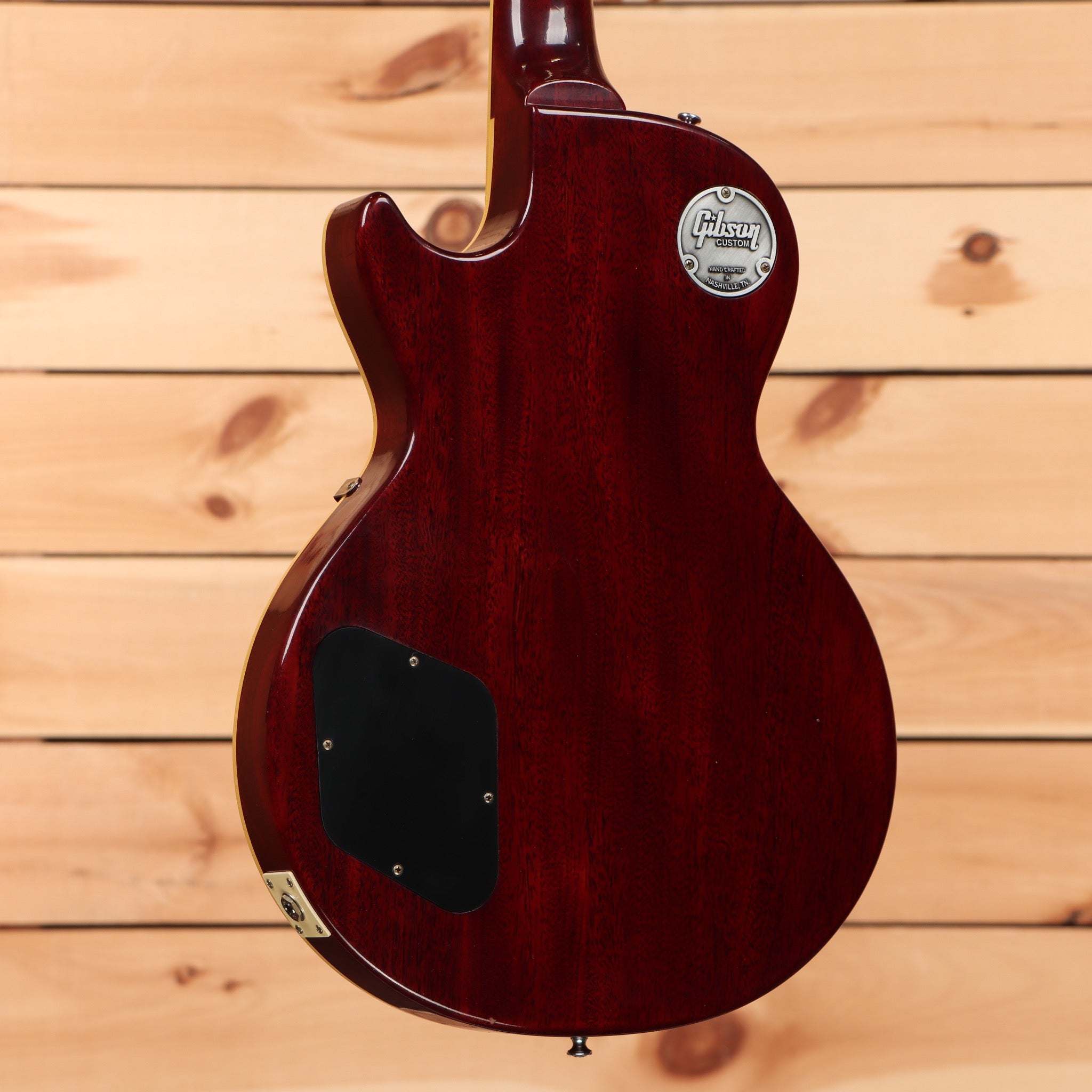 Gibson 1960 Les Paul Standard Ultra Light Aged Wide Tomato Burst electric guitar with dual humbuckers