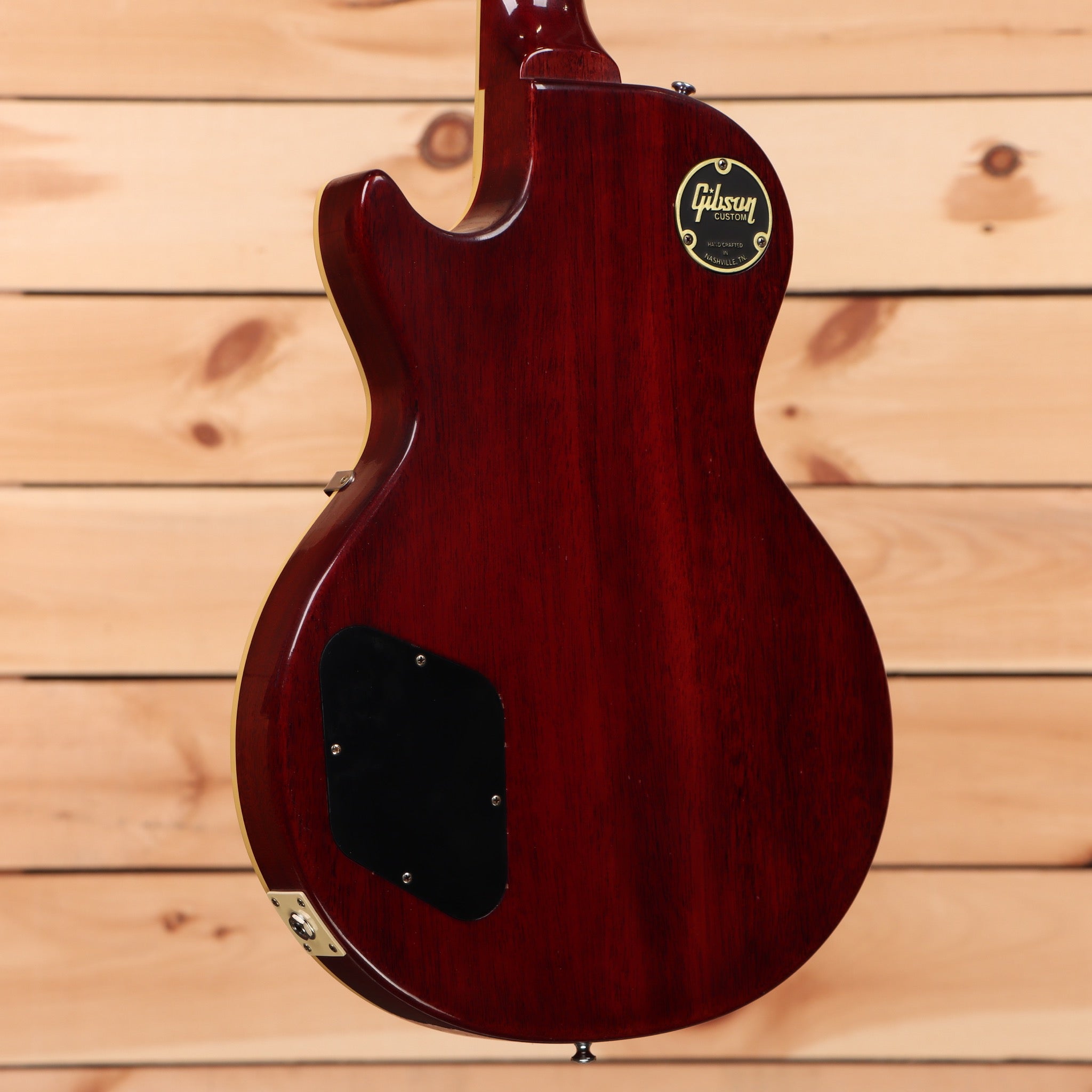 Gibson 1958 Les Paul Standard Reissue Ultra Light Aged Washed Cherry Sunburst electric guitar with dual humbuckers