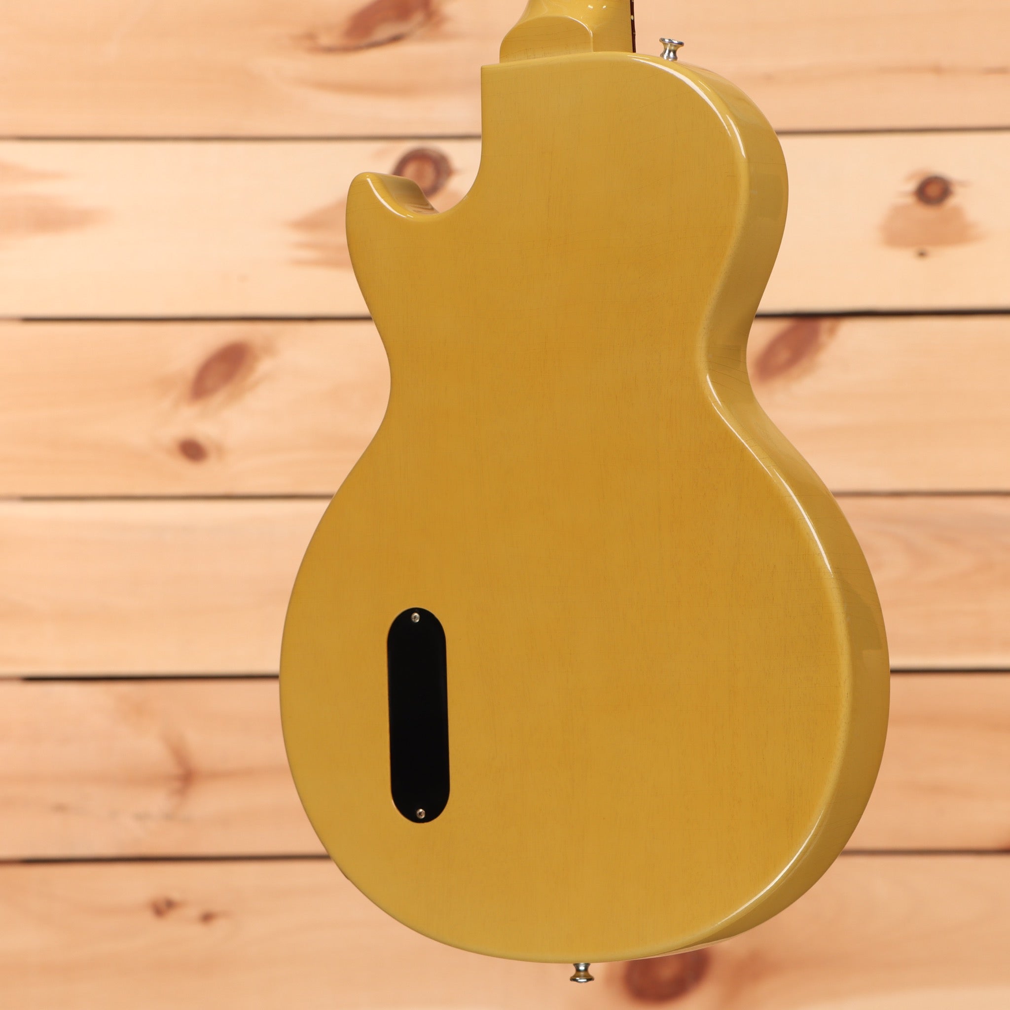 Gibson 1957 Les Paul Junior Murphy Lab Ultra Light Aged TV Yellow electric guitar with P90 pickup