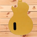 Gibson 1957 Les Paul Junior electric guitar TV Yellow single-coil P90 pickup back view