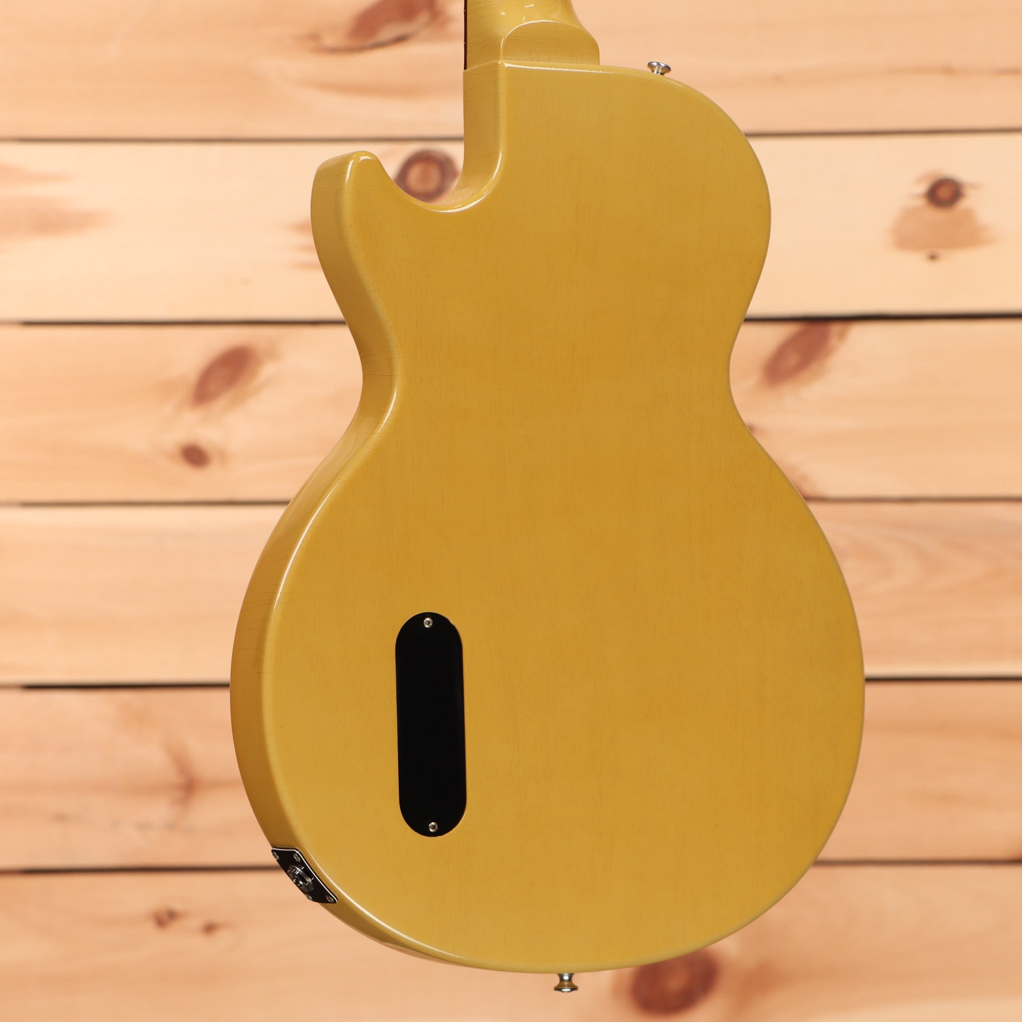 Gibson 1957 Les Paul Junior Murphy Lab Ultra Light Aged TV Yellow electric guitar with P90 pickup