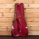 Gibson 1959 Les Paul Standard Reissue electric guitar Heavy Aged Golden Poppy Burst with burgundy velvet case interior