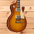 Gibson 1959 Les Paul Standard Reissue Heavy-Aged Golden Poppy Burst semi-hollow electric guitar with gold hardware