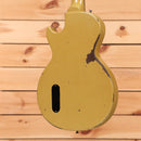 Gibson 1957 Les Paul Junior Single-Cut Reissue heavy-aged TV Yellow electric guitar with P90 pickup