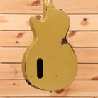 Gibson 1957 Les Paul Junior single-cut reissue electric guitar heavy aged TV yellow with P90 pickup