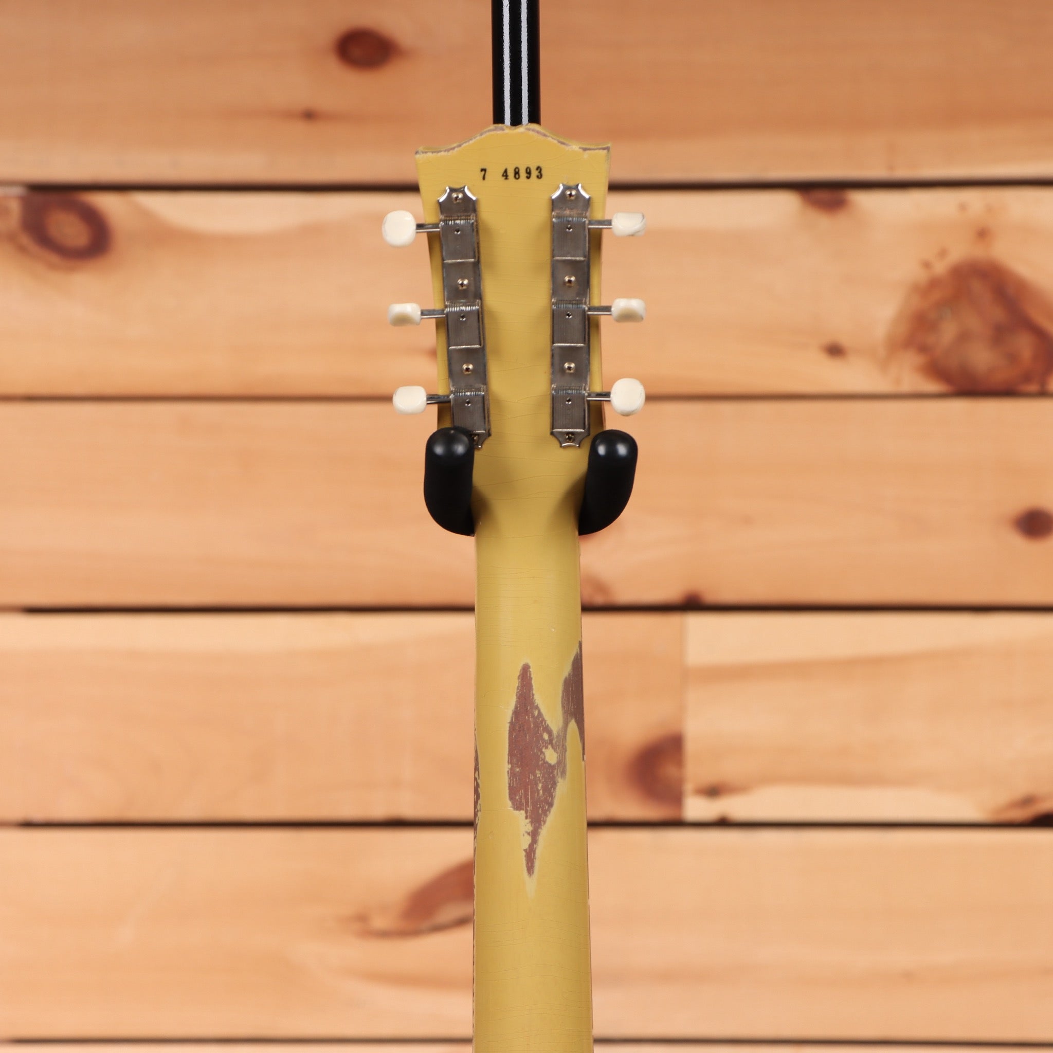 Gibson 1957 Les Paul Junior Single-Cut Reissue electric guitar Heavy Aged TV Yellow with P90 pickup