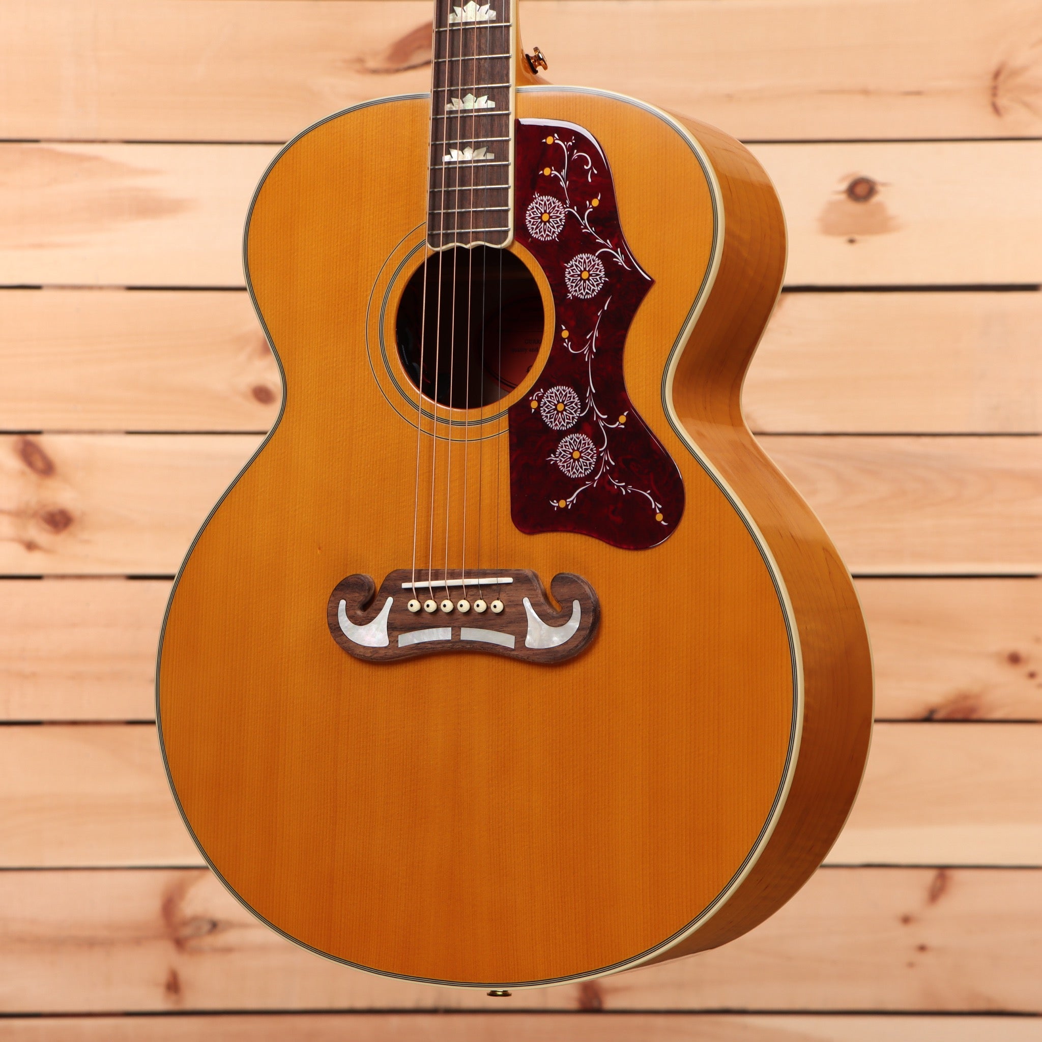 Epiphone J-200 - Aged Antique Natural Gloss – Righteous Guitars