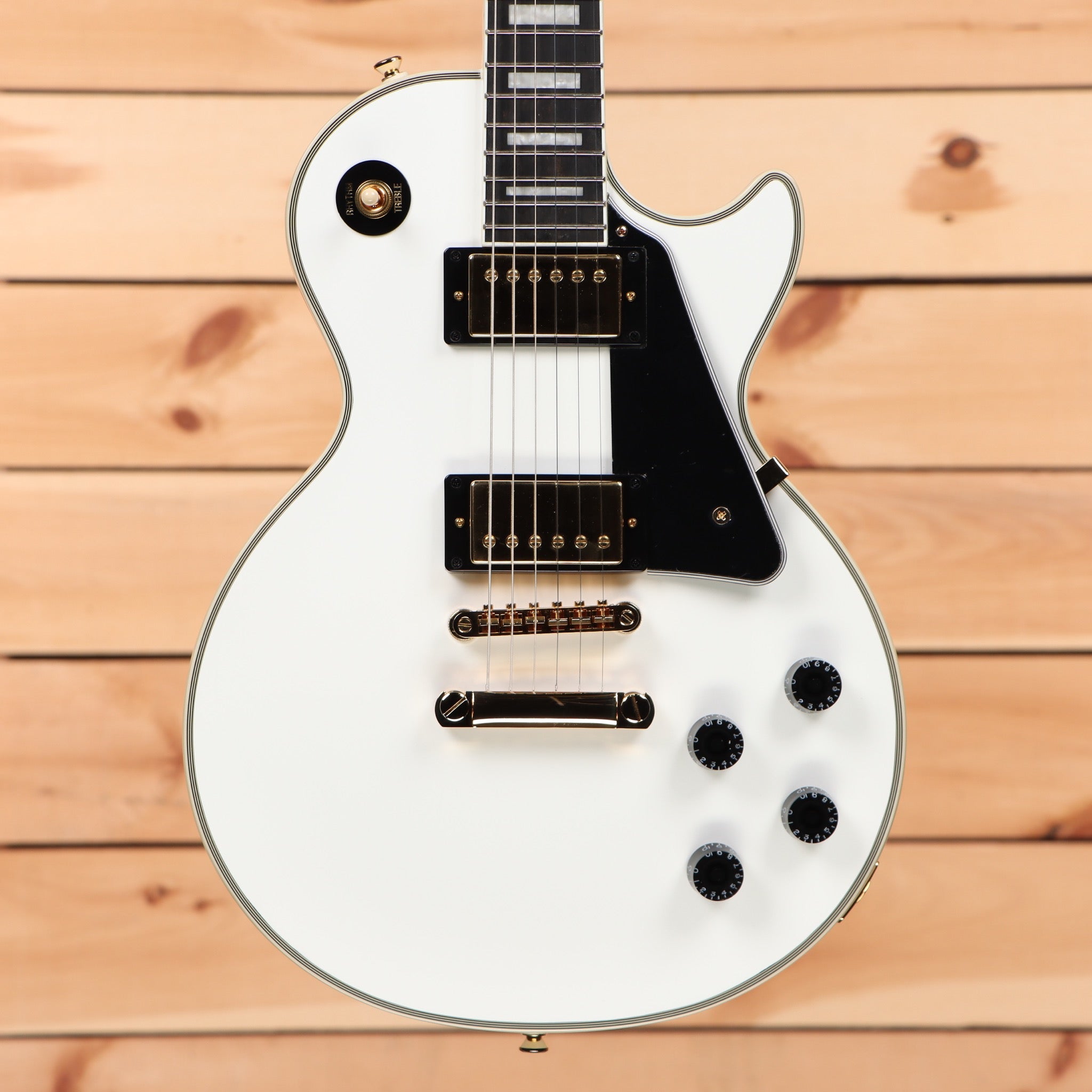 Epiphone Les Paul Custom - Alpine White – Righteous Guitars