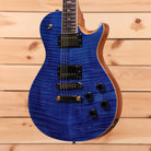 Paul Reed Smith SE McCarty 594 Singlecut electric guitar Faded Blue with flame maple top and dual humbuckers
