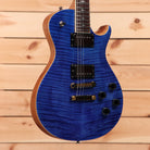 Paul Reed Smith SE McCarty 594 single-cut electric guitar Faded Blue with flamed maple top and dual humbuckers
