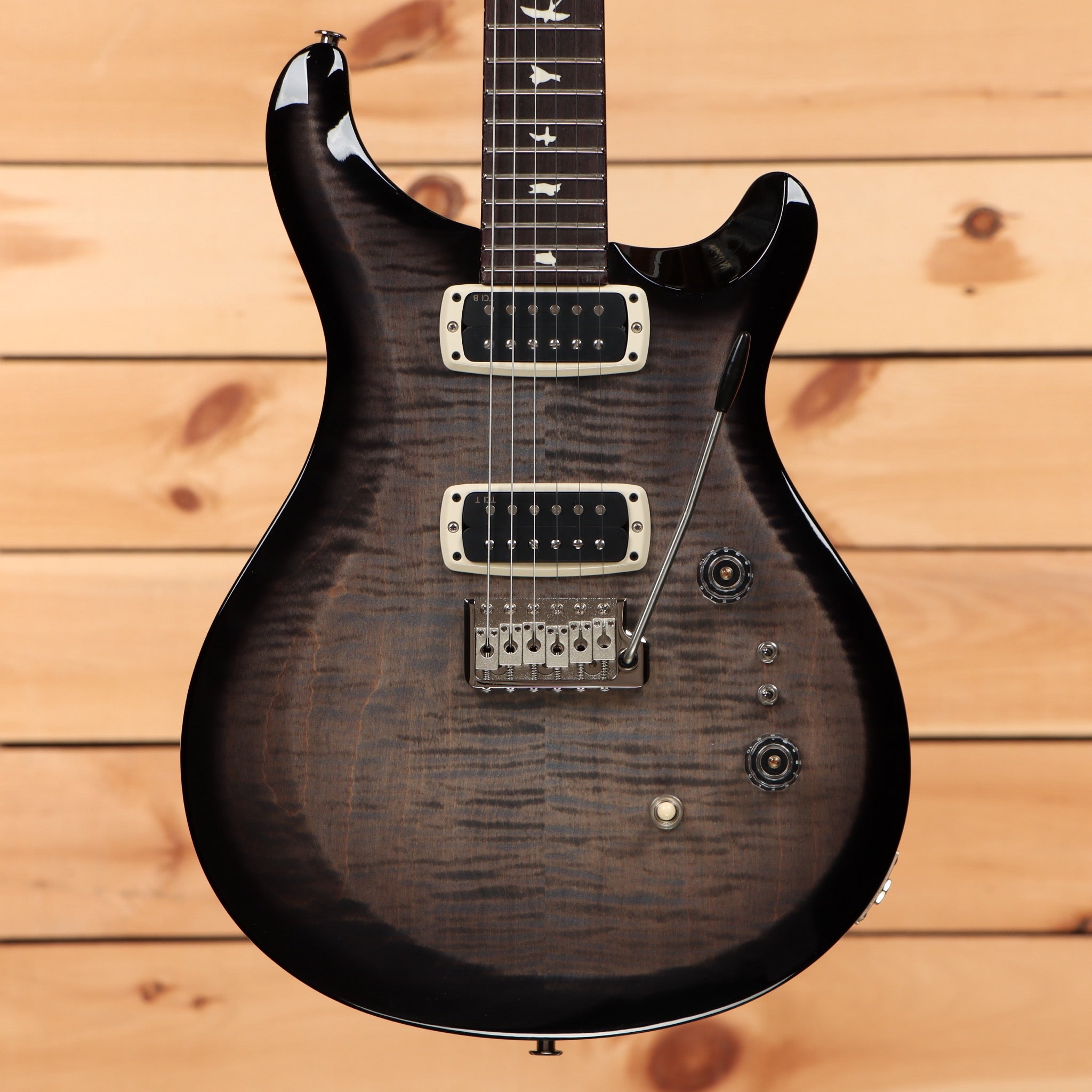 Paul Reed Smith S2 Custom 2408 electric guitar faded gray black burst with dual humbucker pickups