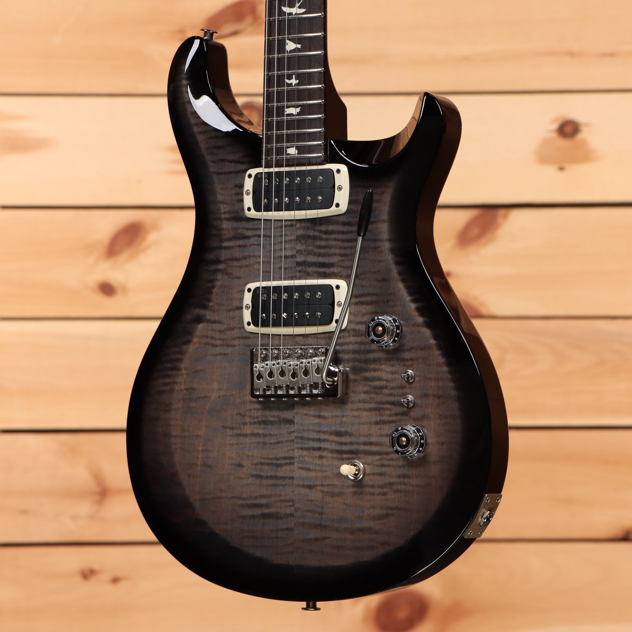Paul Reed Smith S2 Custom 2408 electric guitar Faded Gray Black Burst with dual humbucker pickups