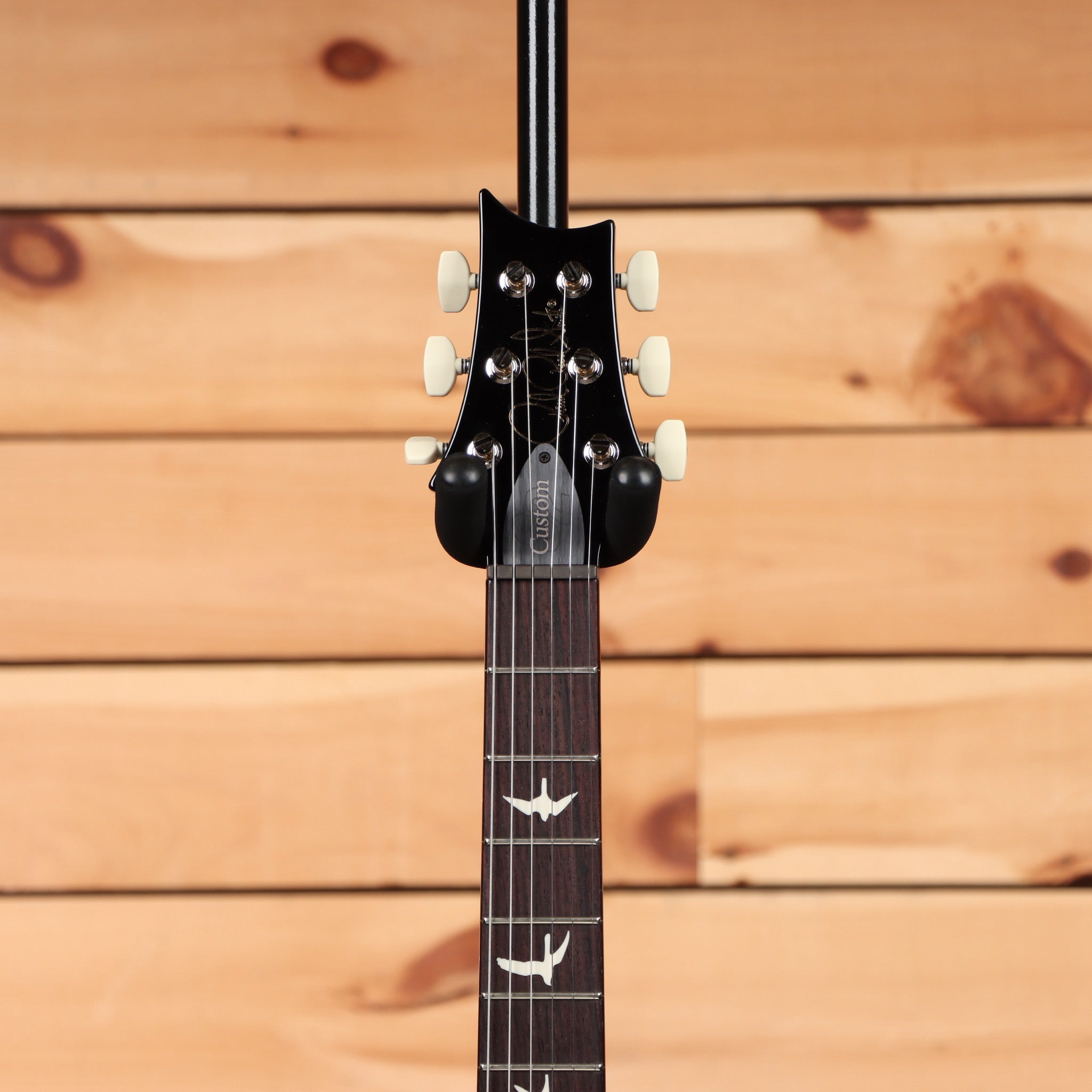 Paul Reed Smith S2 Custom electric guitar Faded Gray Black Burst with bird inlays and rosewood fretboard