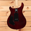 Paul Reed Smith CE 24 electric guitar Fire Red Burst with black pickguard and maple neck