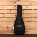 Paul Reed Smith CE 24 Fire Red Burst electric guitar case with moon phase inlay detail