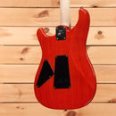Paul Reed Smith Fiore electric guitar Amaryllis red with black pickguards and headstock plate
