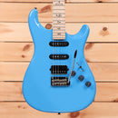 Paul Reed Smith Fiore electric guitar Larkspur blue with tremolo bridge and three humbuckers