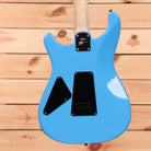 Paul Reed Smith Fiore electric guitar Larkspur blue with black pickguard and dual humbucker pickups