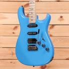 Paul Reed Smith Fiore electric guitar Larkspur blue with maple neck and tremolo bridge