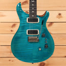 Paul Reed Smith Custom 24 electric guitar Carroll Blue with flamed maple top and dual humbucker pickups