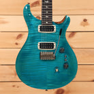 Paul Reed Smith Custom 24 electric guitar Carroll Blue with flamed maple top and dual humbucker pickups