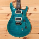 Paul Reed Smith Custom 24 electric guitar Carroll Blue with dual humbucker pickups and flamed maple top