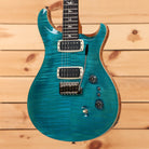 Paul Reed Smith Custom 24 electric guitar Carroll Blue with dual humbucker pickups and flamed maple top