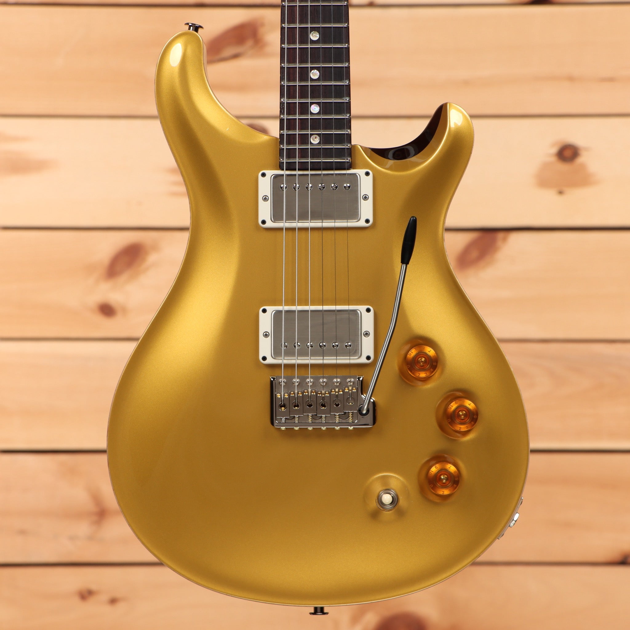 Paul Reed Smith DGT Gold Top electric guitar with dual humbuckers and tremolo bridge