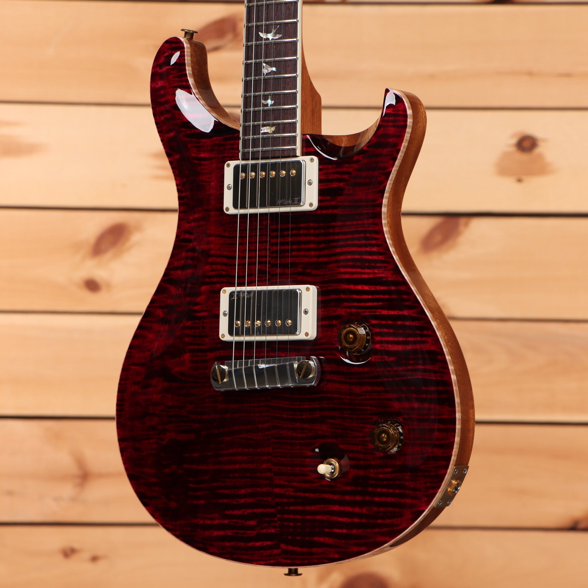 Paul Reed Smith McCarty 10 Top electric guitar Red Tiger with flamed maple top and dual humbuckers
