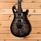 Paul Reed Smith Custom 24 Floyd electric guitar Charcoal Burst with flamed maple top and dual humbuckers
