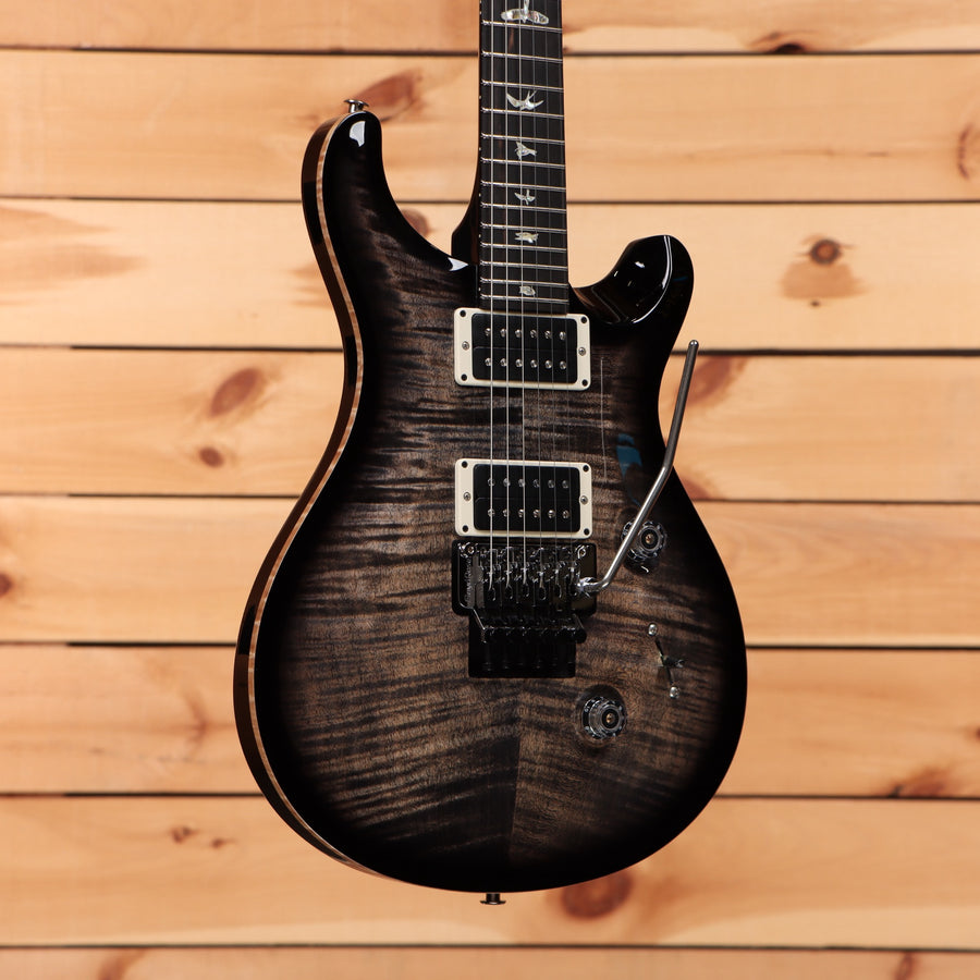 Paul Reed Smith Custom 24 electric guitar Charcoal Burst flamed maple top with dual humbuckers