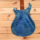 Paul Reed Smith Hollowbody II Piezo hollowbody electric guitar Faded Blue Jean flamed maple top back view