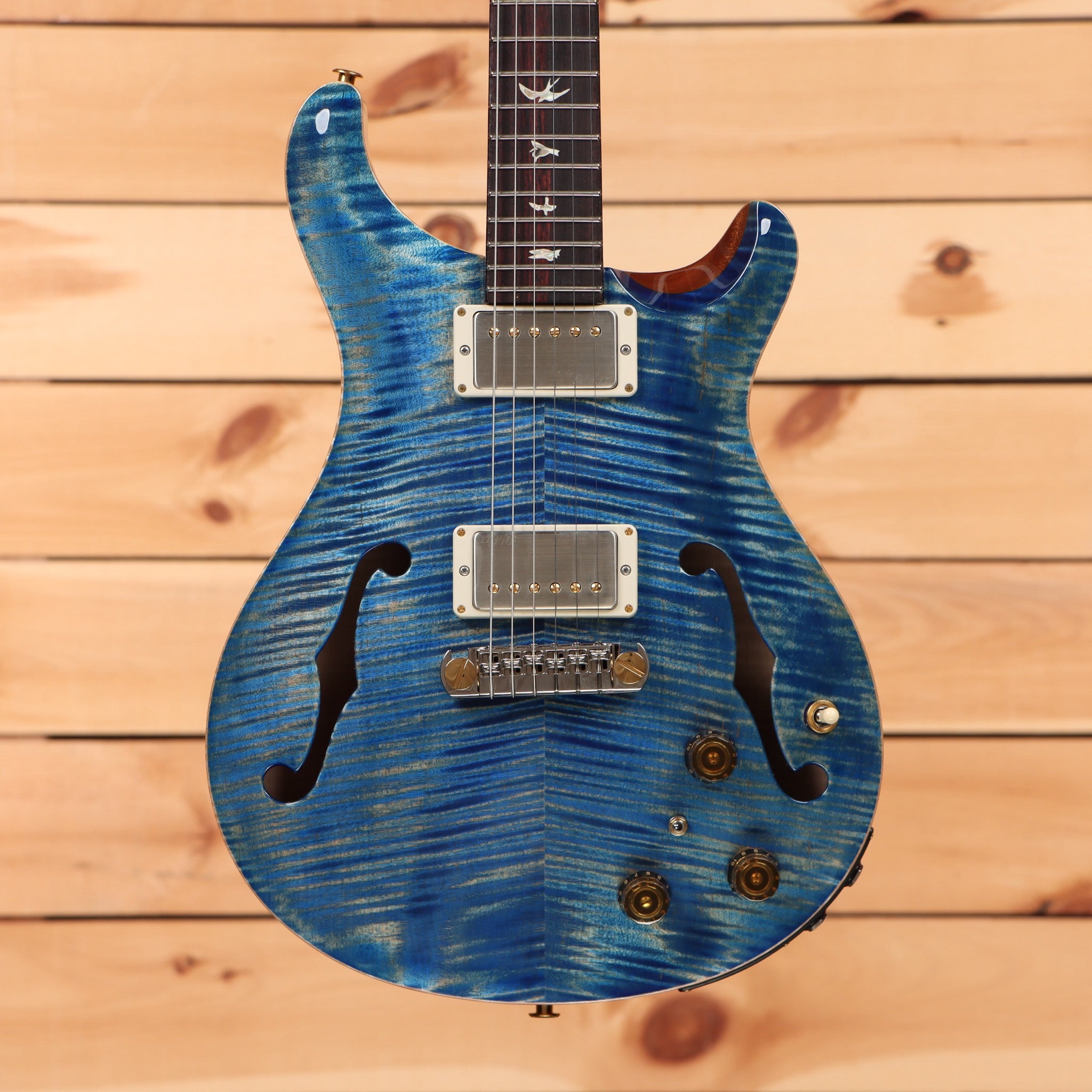 Paul Reed Smith Hollowbody II Piezo semi-hollow electric guitar Faded Blue Jean with dual humbuckers