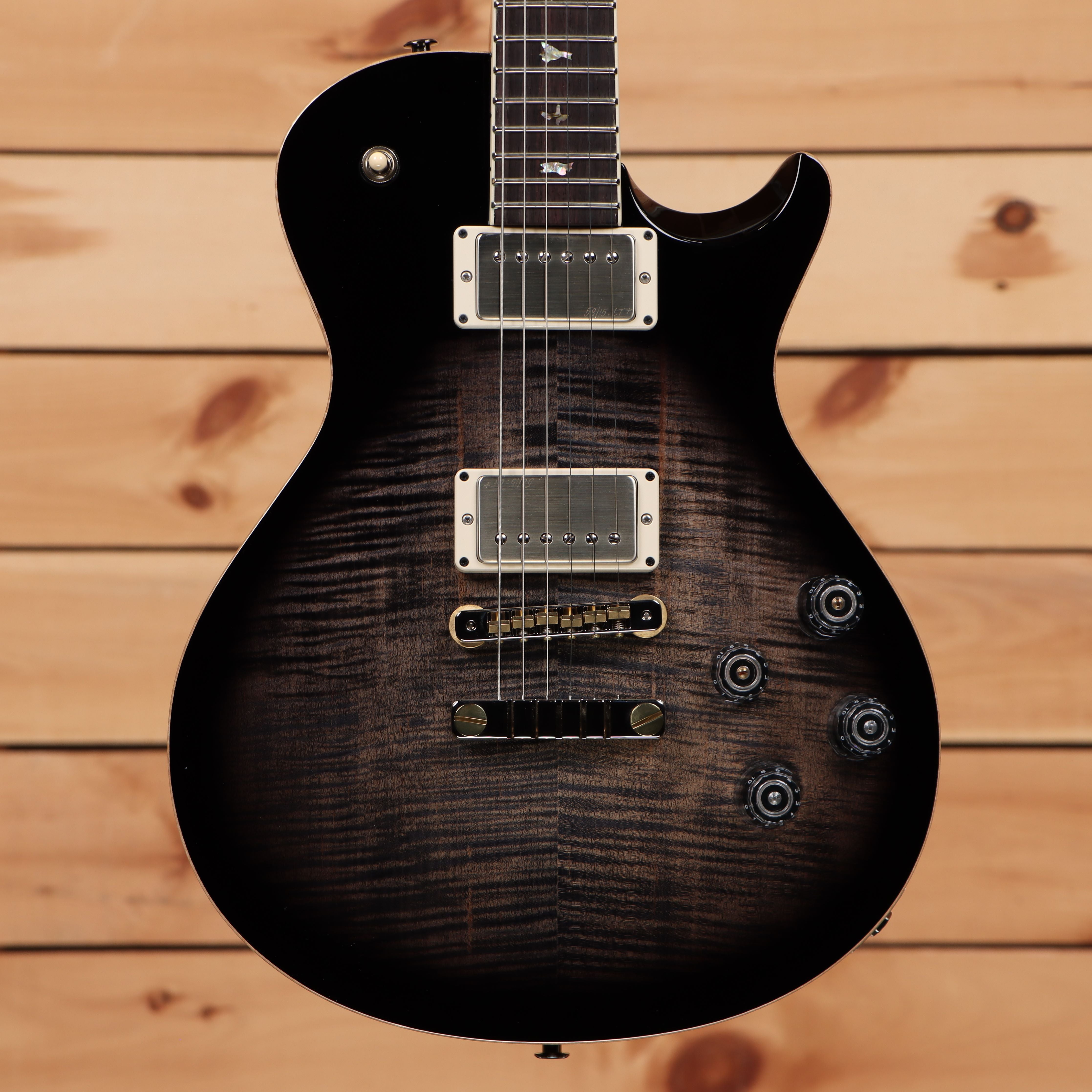 Paul Reed Smith McCarty 594 Singlecut electric guitar Charcoal Burst with flamed maple top and dual humbuckers