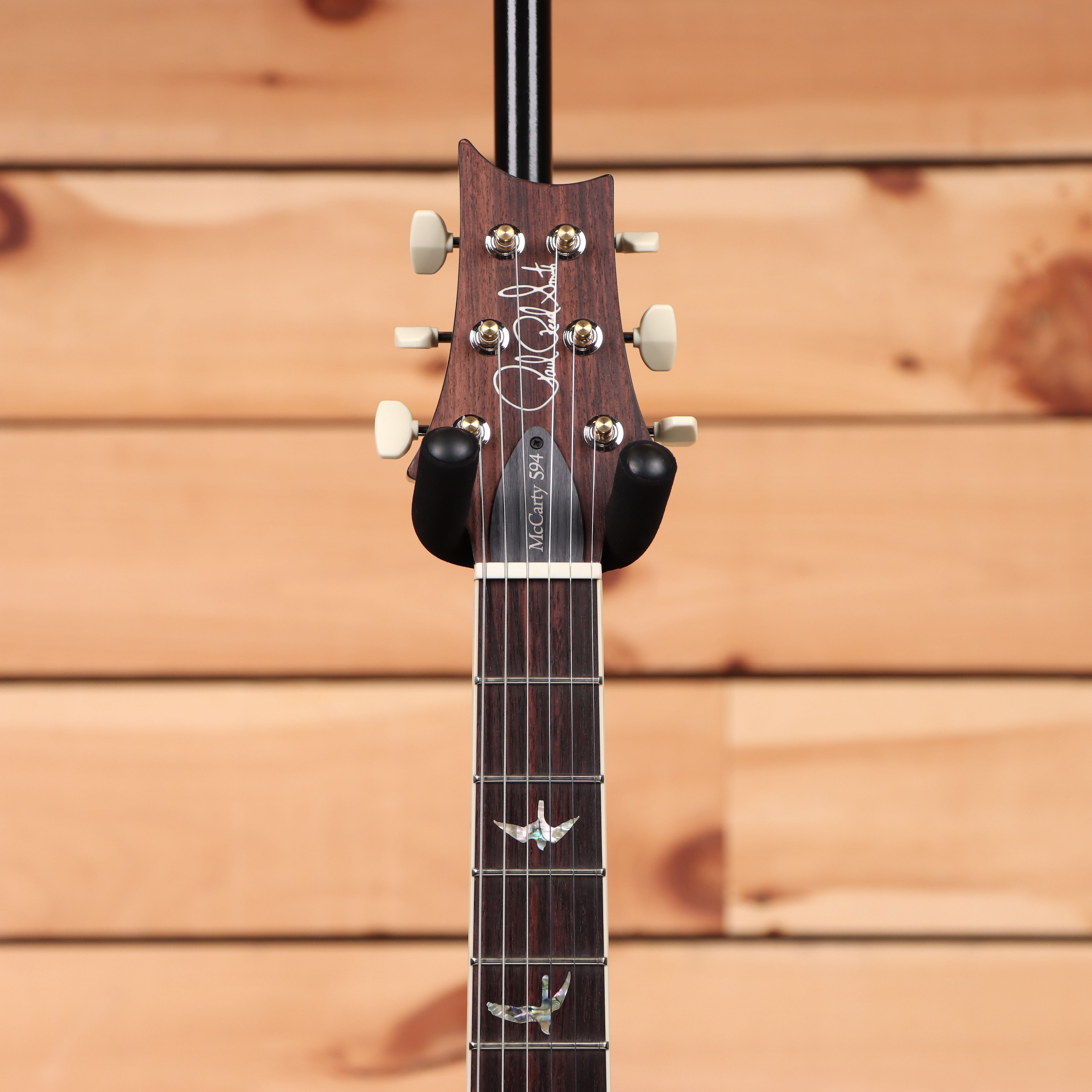 Paul Reed Smith McCarty 594 Singlecut electric guitar Charcoal Burst with bird inlays