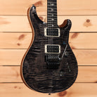 Paul Reed Smith Custom 24 Floyd electric guitar Charcoal Burst with dual humbucker pickups and Floyd Rose tremolo