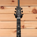 Paul Reed Smith Custom 24 Floyd electric guitar Charcoal Burst with bird inlays and tremolo bridge