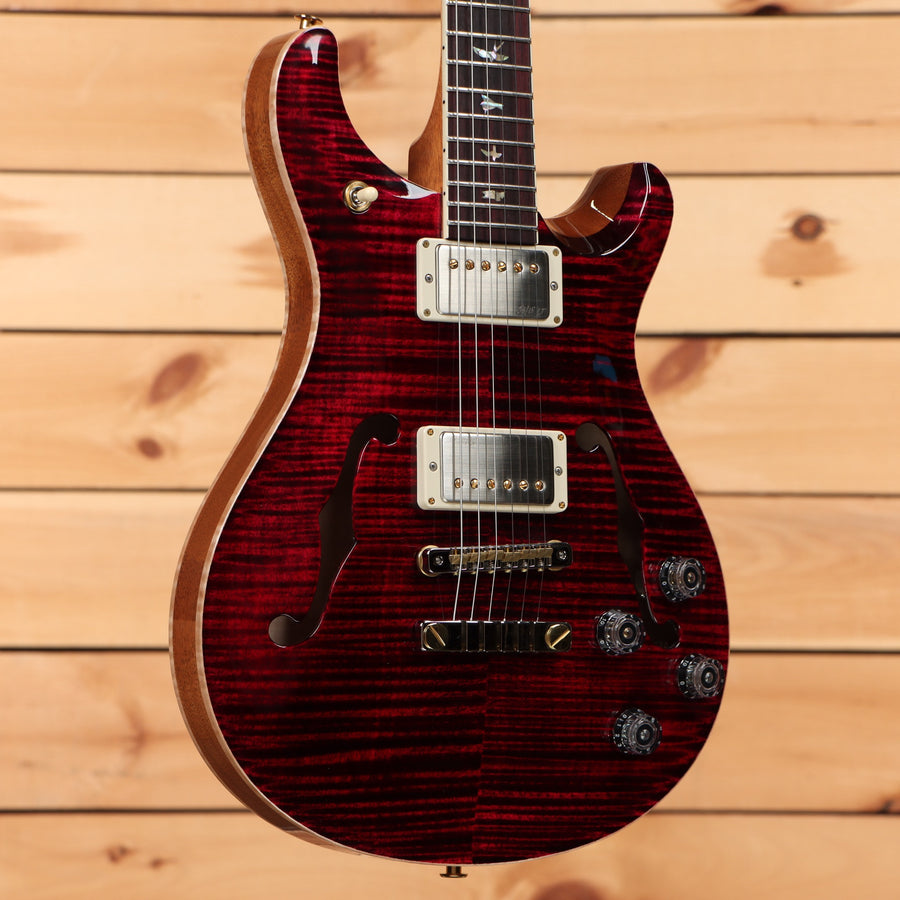 Paul Reed Smith McCarty 594 Hollowbody II semi-hollow electric guitar red tiger flame maple top with dual humbuckers