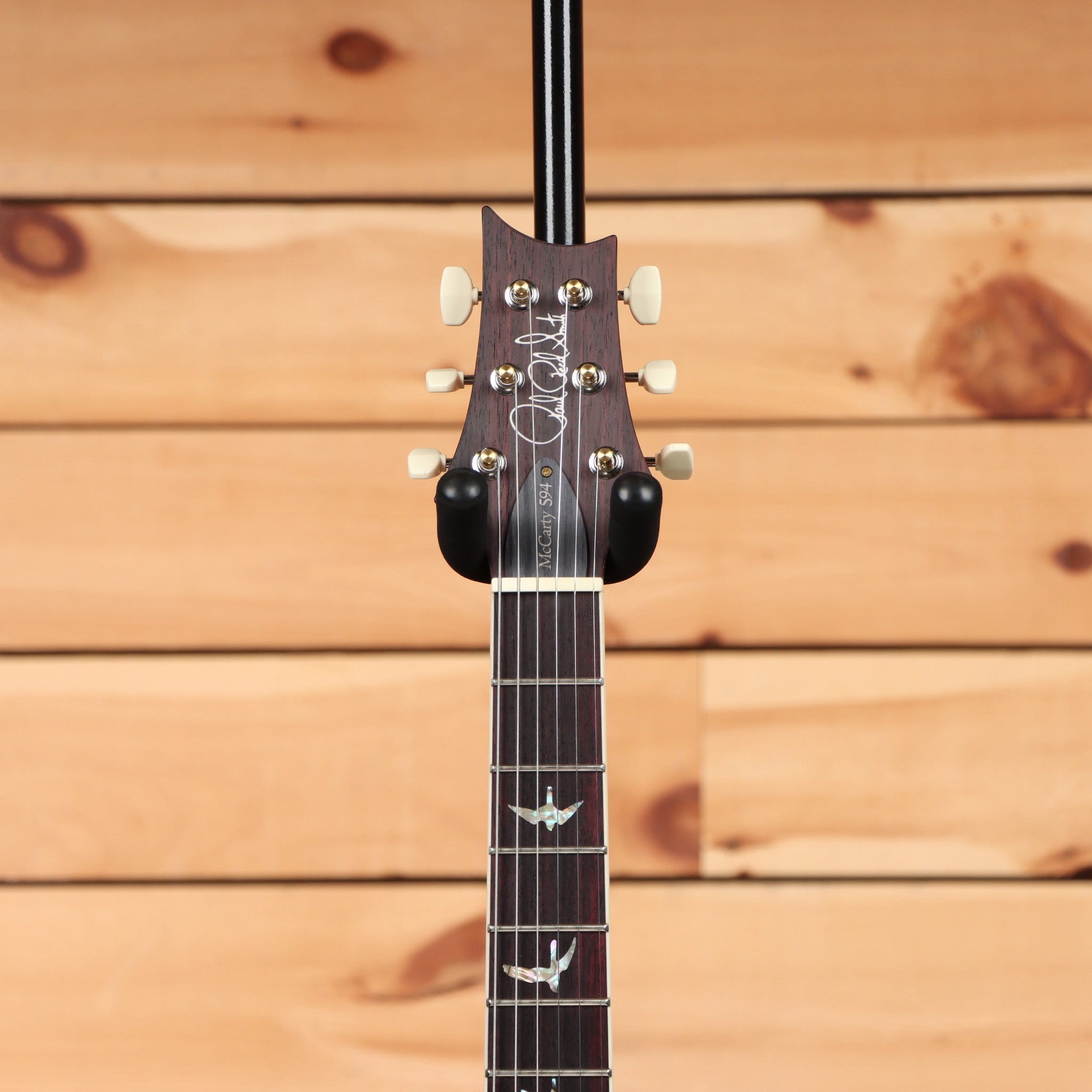 Paul Reed Smith McCarty 594 Hollowbody II 10 Top semi-hollow electric guitar Red Tiger with bird inlays