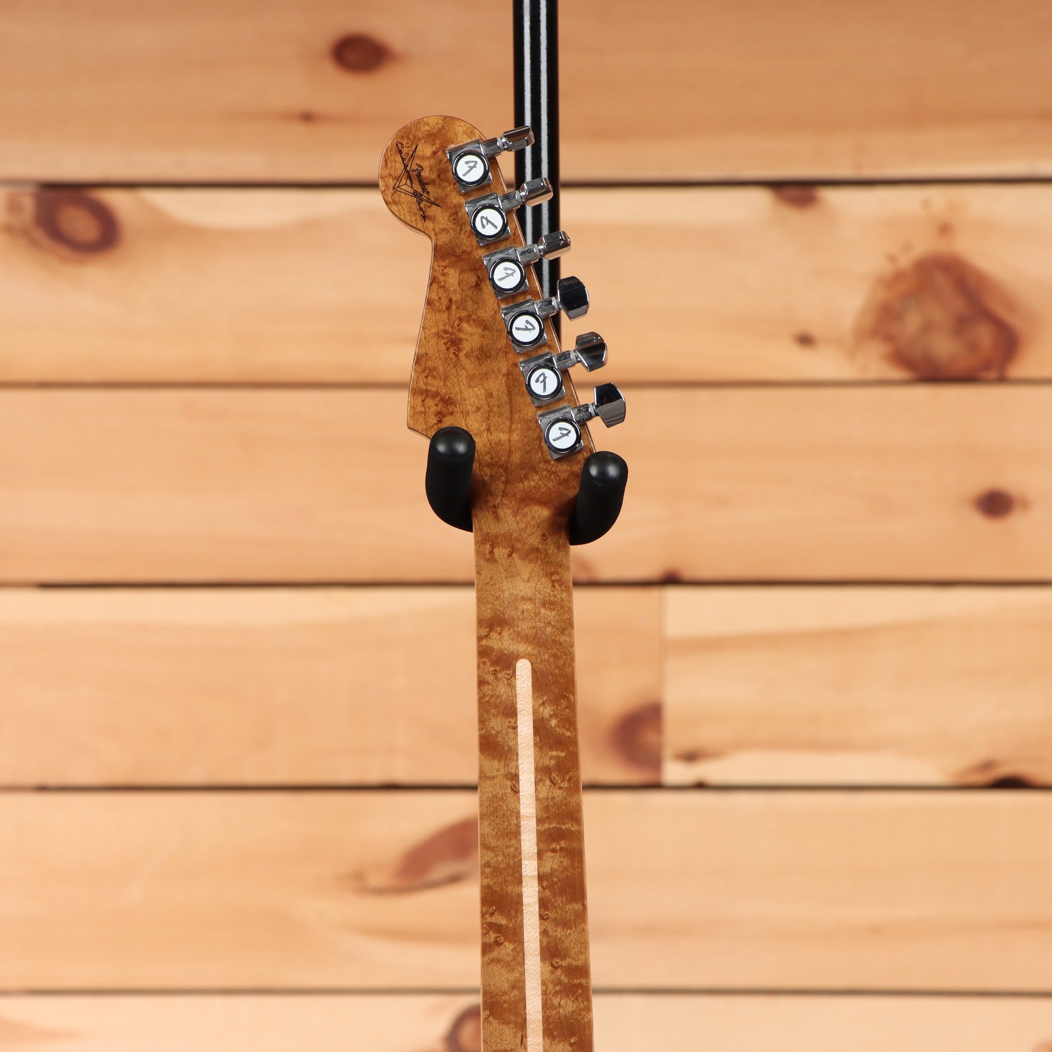 Fender Custom Shop American Custom Stratocaster NOS electric guitar Ebony Transparent with maple neck and vintage tuners