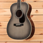 Martin Limited 20th Anniversary John Mayer OM45JM acoustic guitar Platinum Gray Burst with white binding