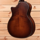 Taylor 614ce Builders Edition acoustic-electric guitar Wild Honey Burst with venetian cutaway