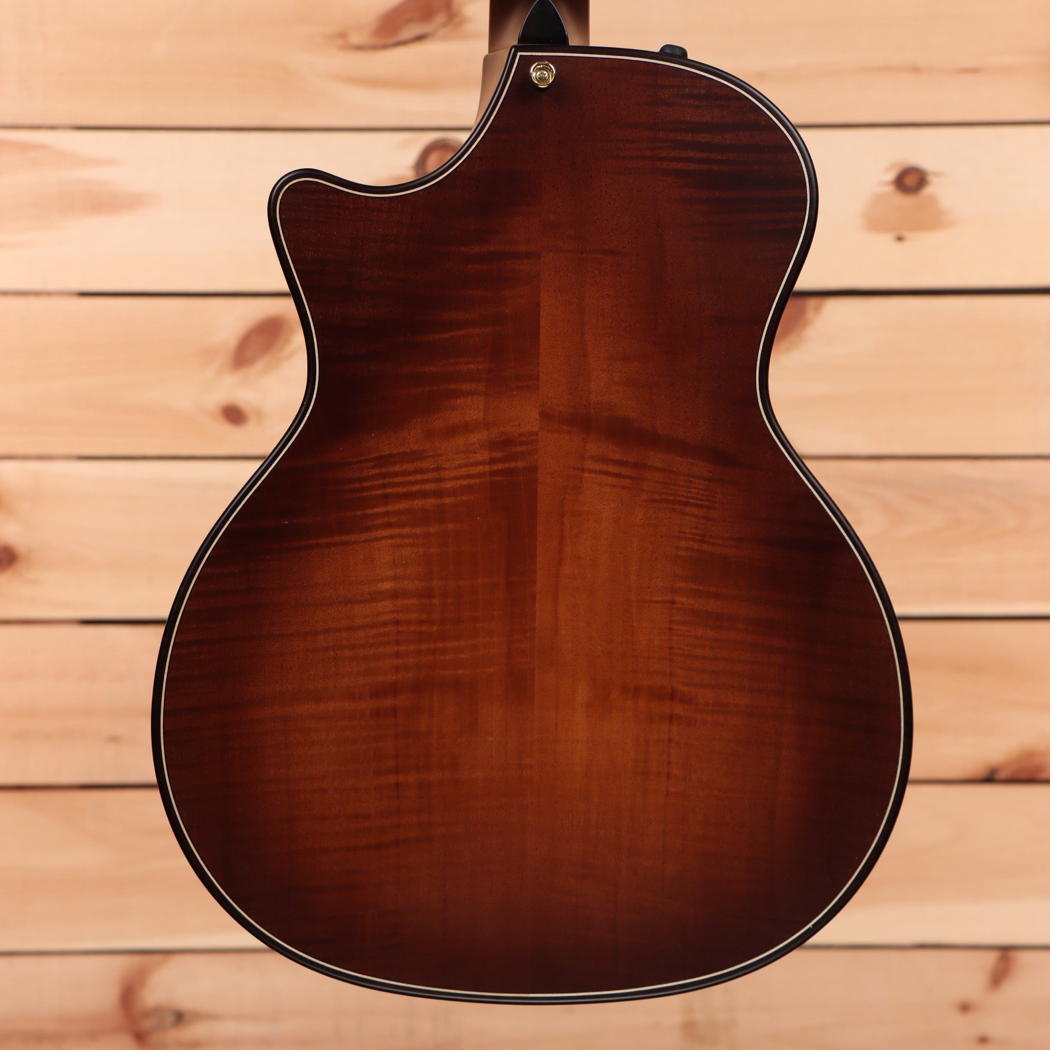 Taylor 614ce Builders Edition semi-hollow acoustic-electric guitar Wild Honey Burst with venetian cutaway