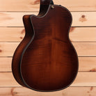 Taylor 614ce Builders Edition acoustic-electric guitar Wild Honey Burst with venetian cutaway